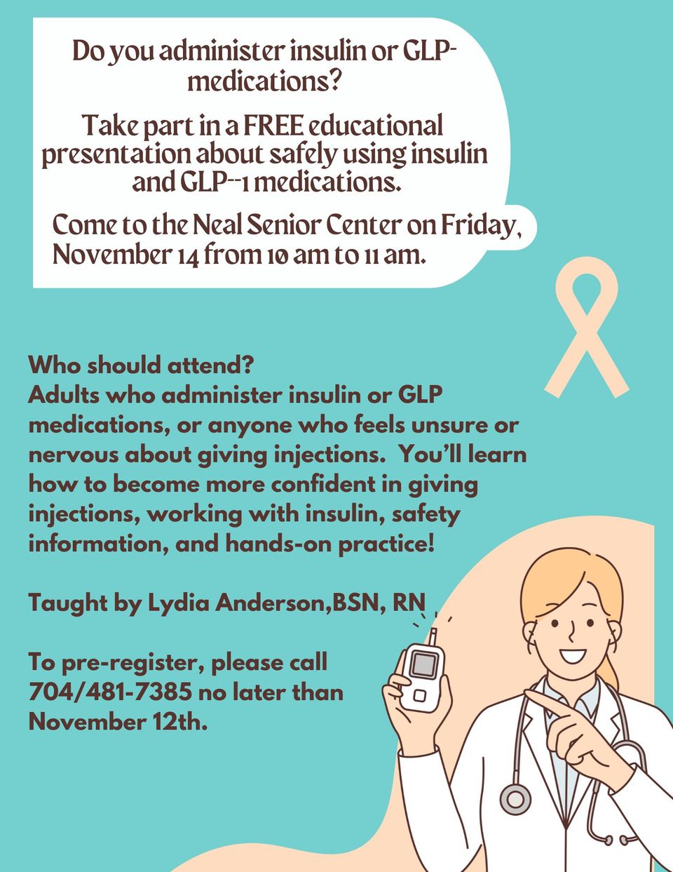 Poster insulin and glp medications