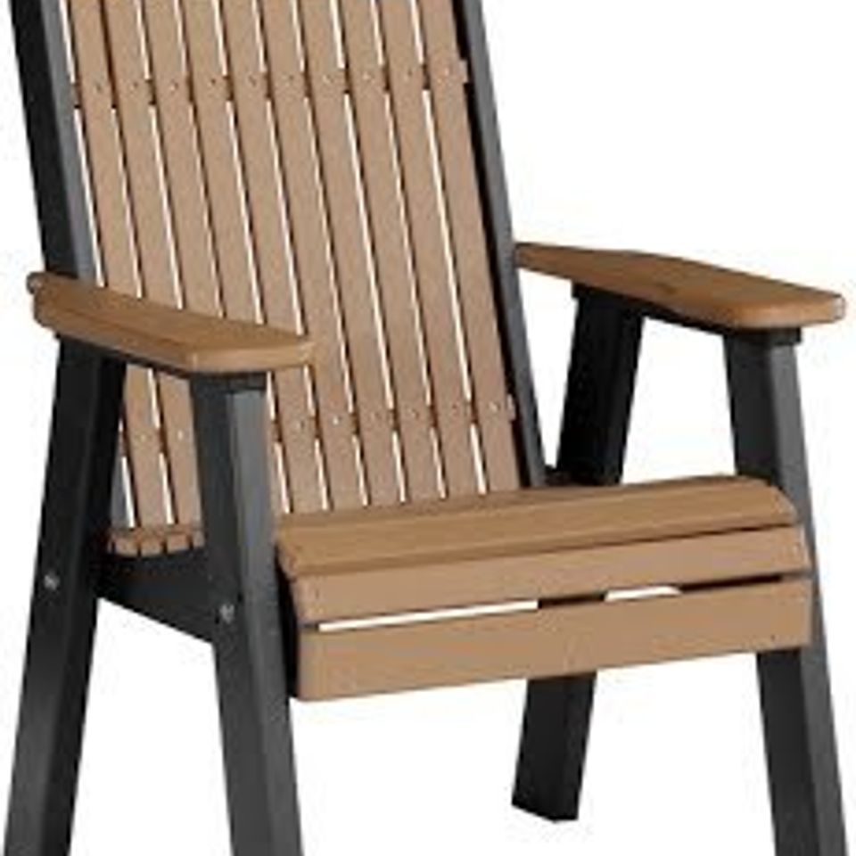 Sunrise poly lawn   hardwood furniture   paden  oklahoma   luxcraft benches   arbors   2cpbcb 2 classic bench cedar   black20180516 732 1r3xb7o
