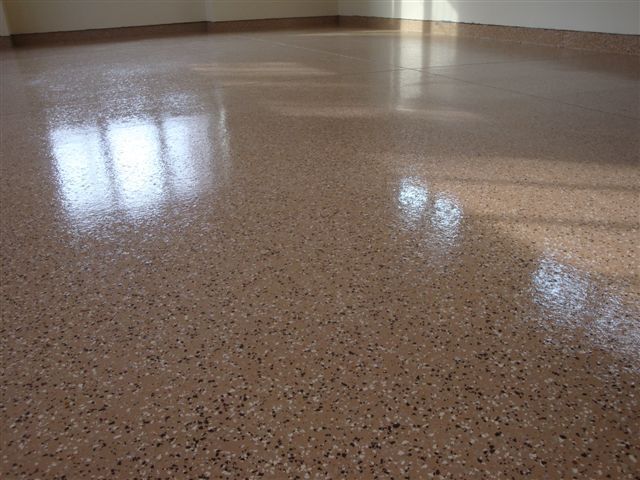 Epoxy garage floor