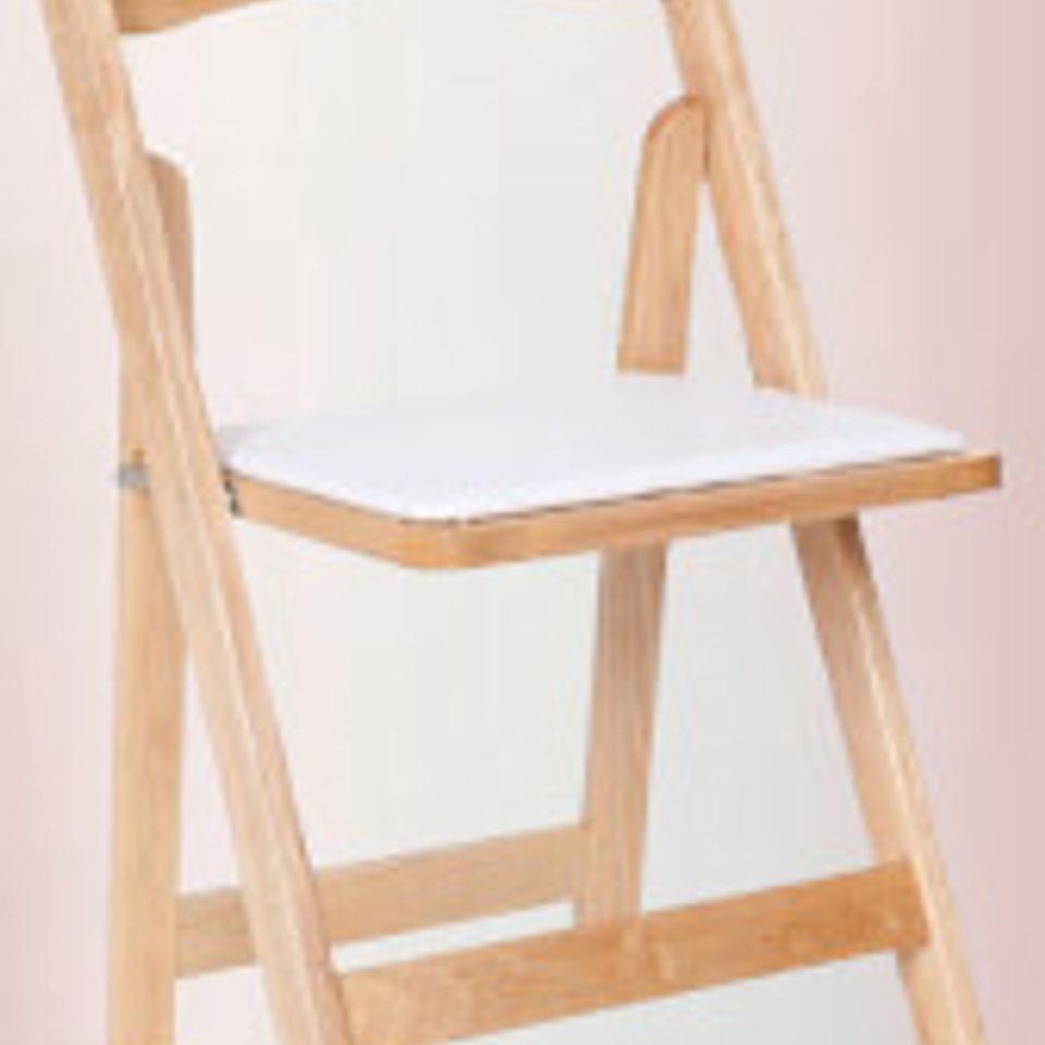 Natural wood chair
