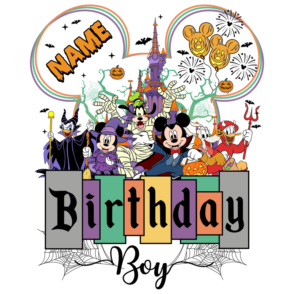 Disney   halloween birthday boy personalized with name