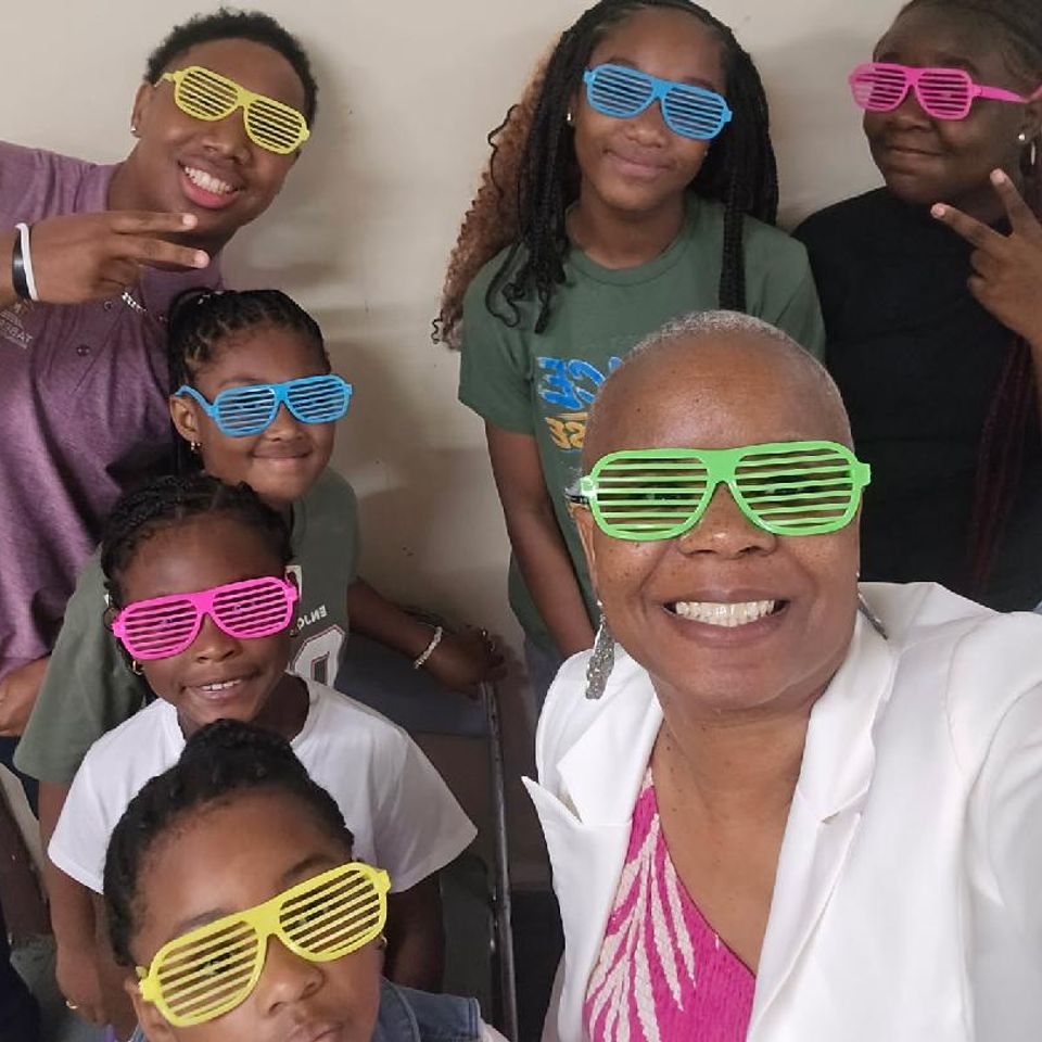 Youth in glasses