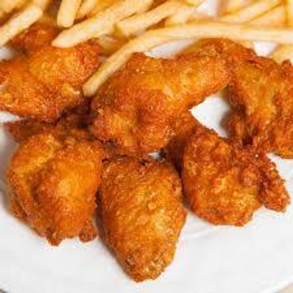 Wing dings and fries