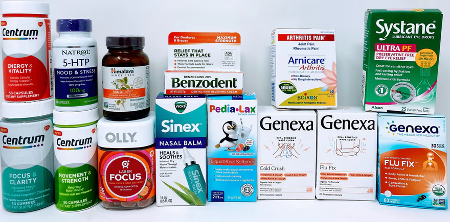Many brand name products are available here.