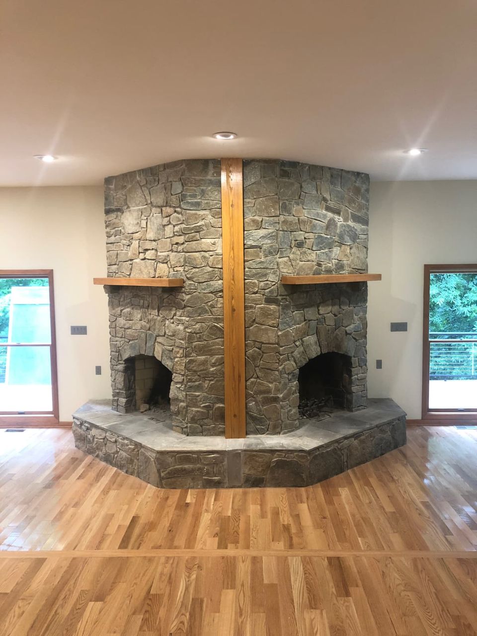 Highland homes fireplace