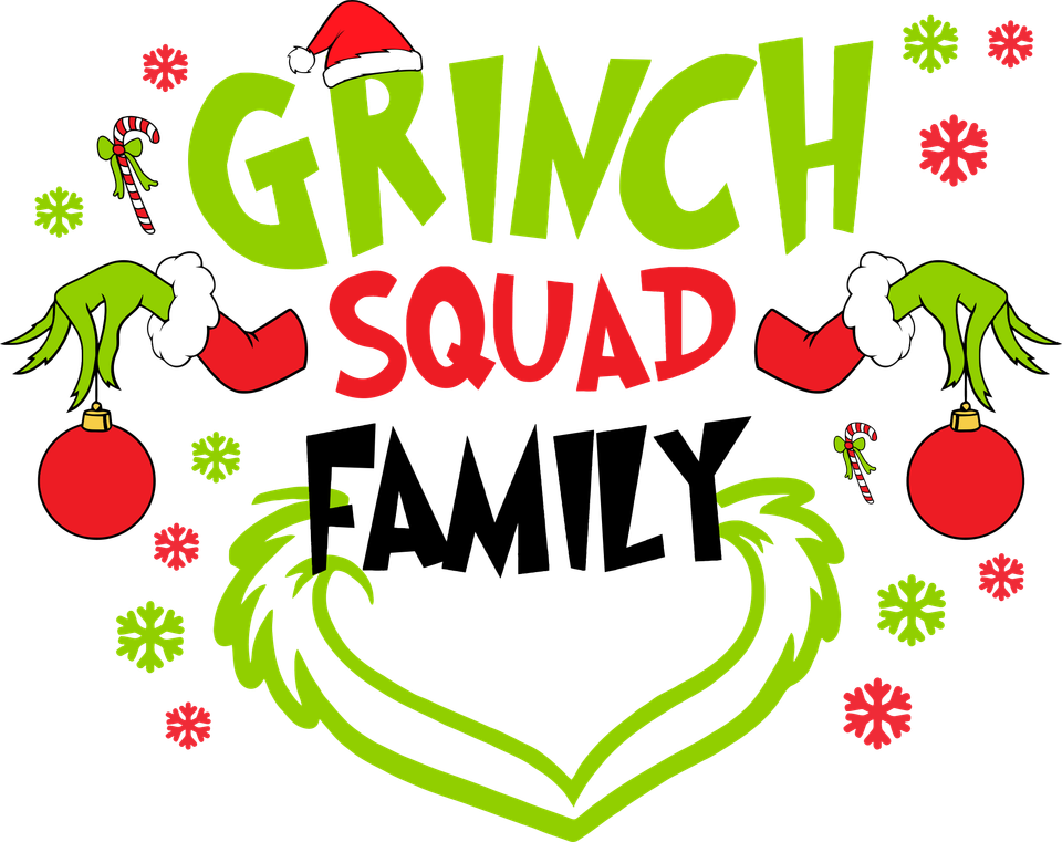Seasons   christmas grinch squad family