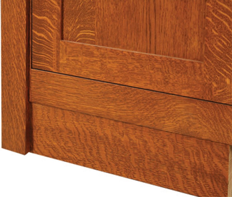 Nc brookline hidden caster option