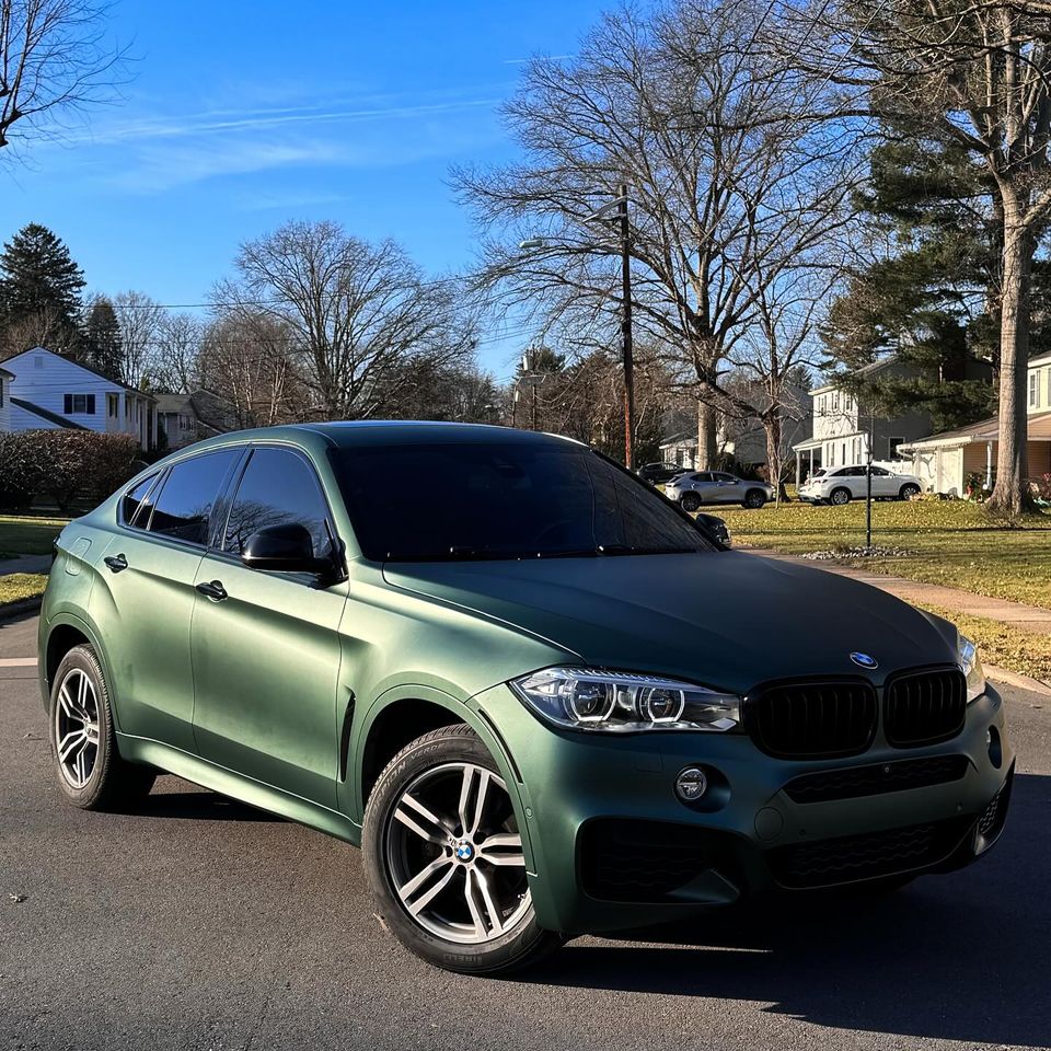 Green bmw