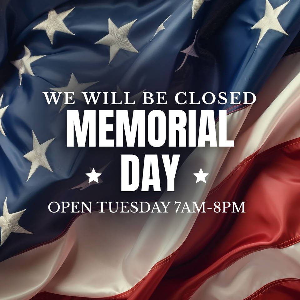 We will be closed