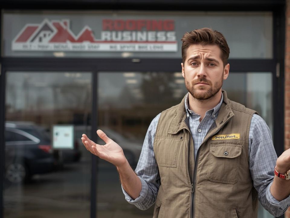 Roofing business owner waiting 1