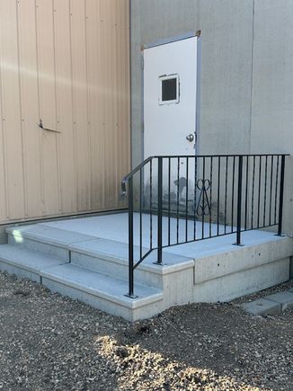 Hadley community center steps