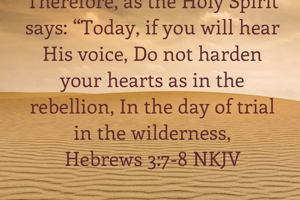 Hebrews3.7 8