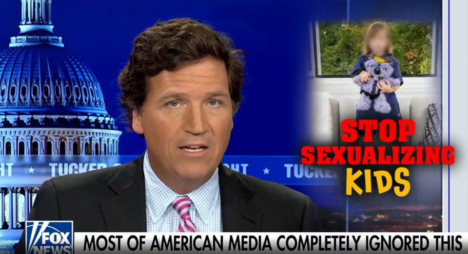 Tucker carlson children are being sexually exploited in the us fox news video