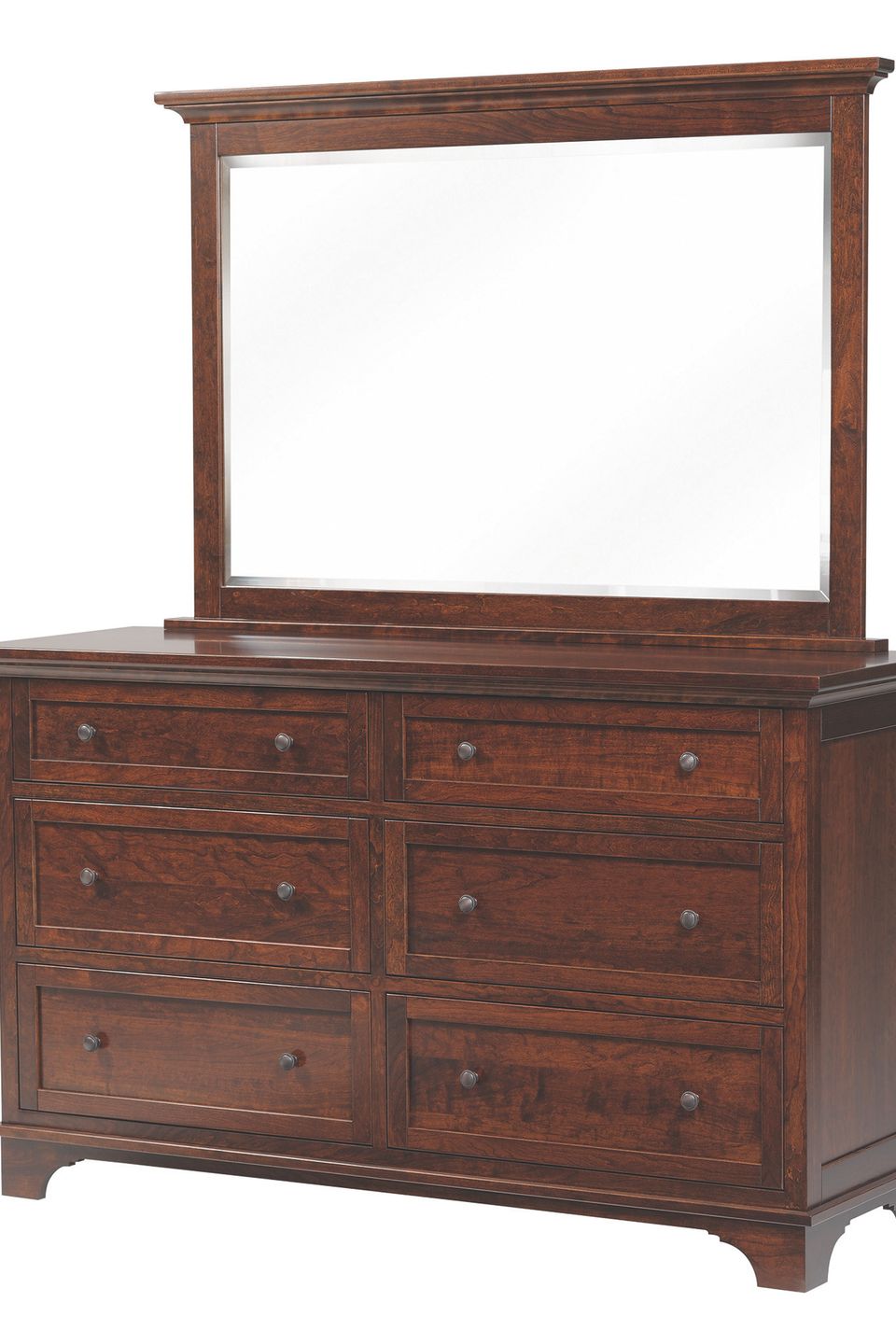 Trf arlington dresser 6 drawer w mirror