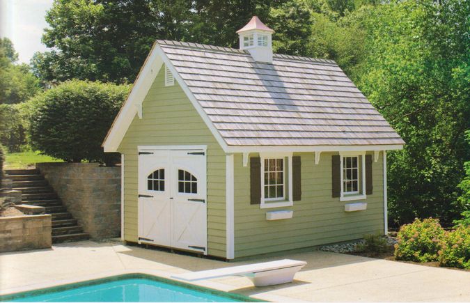 Pool shed
