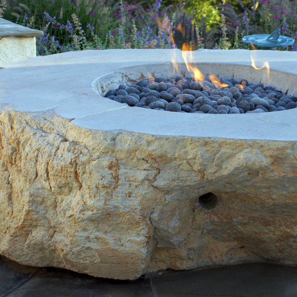 Firepit closeup