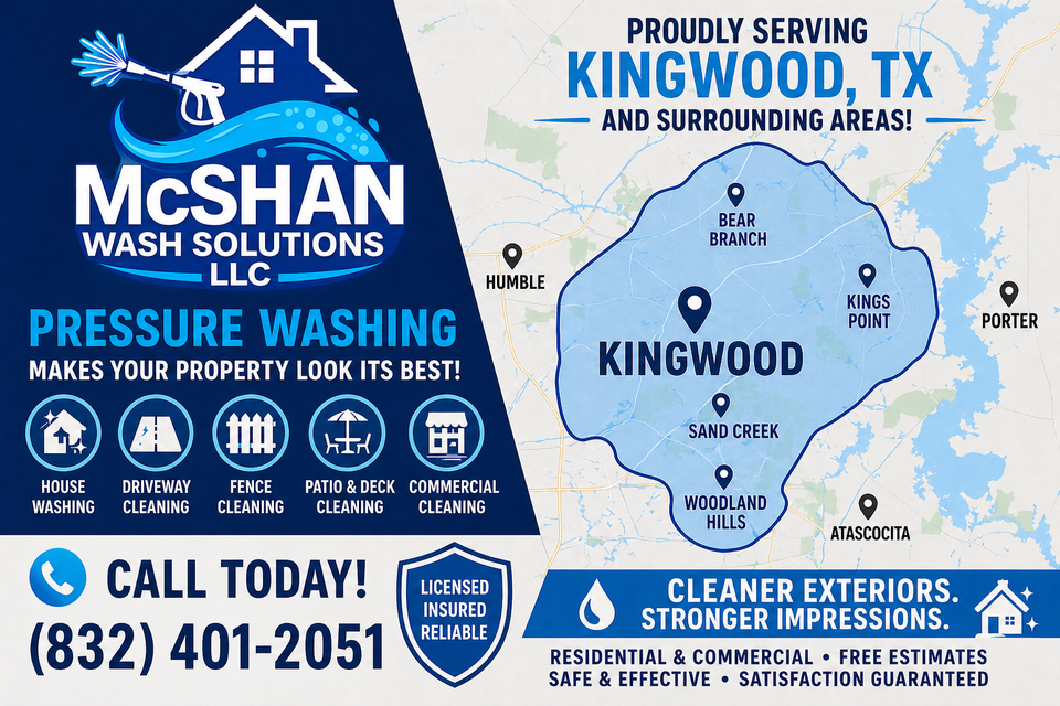 Pressure washing kingwood  tx