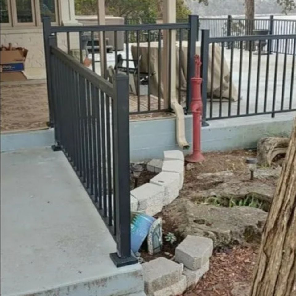 metal deck railing