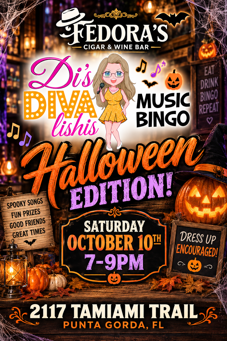 Music bingo october 2026
