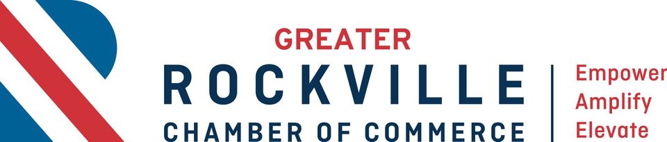 Greater Rockville Chamber of Commerce logo representing business support and networking in Rockville Maryland.