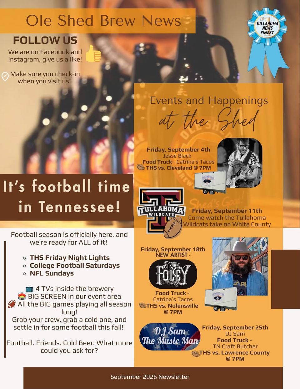 September 2026 brew news