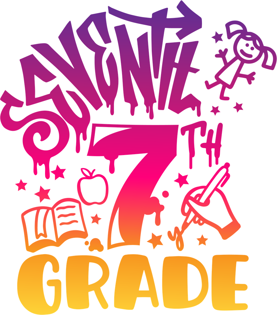 School   7th grade girl color