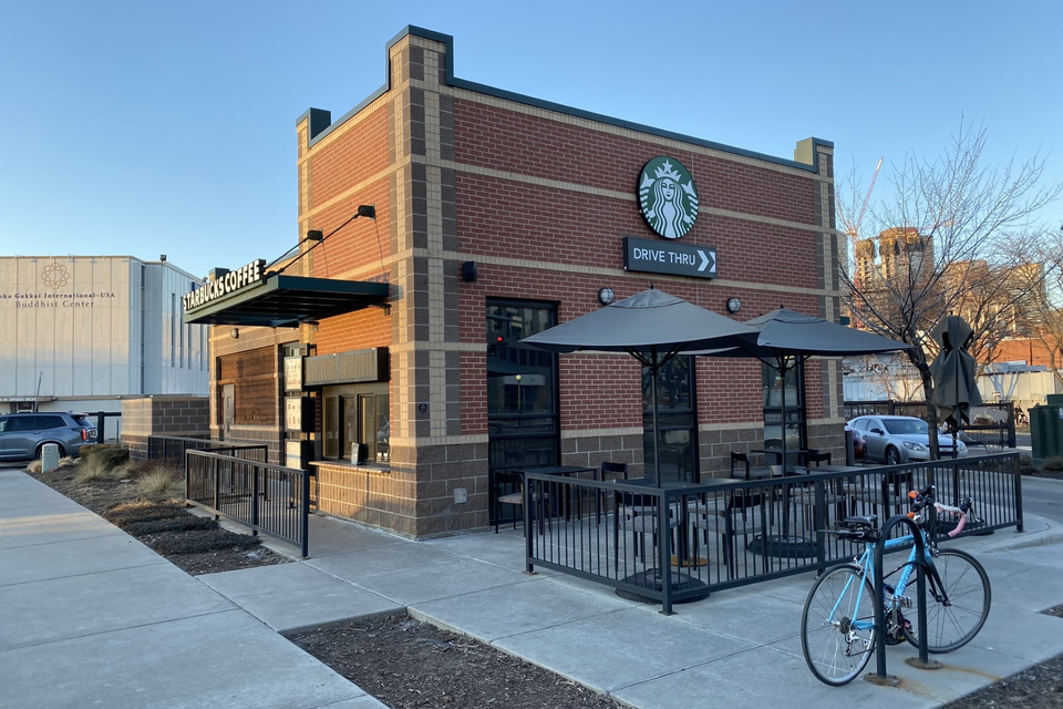 Starbucks   window tint