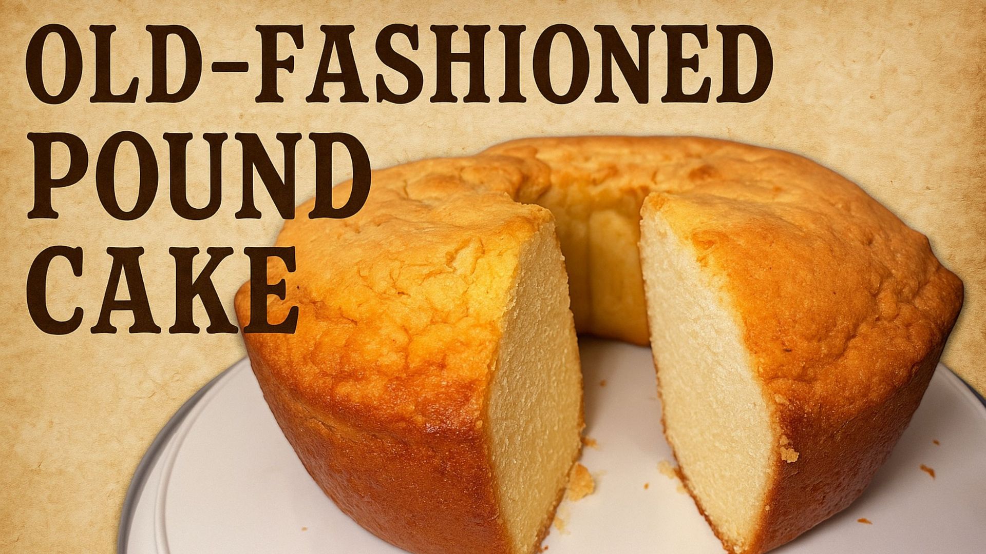 Grandma’s Old-Fashioned Pound Cake