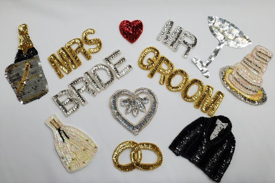Bridal appliqués