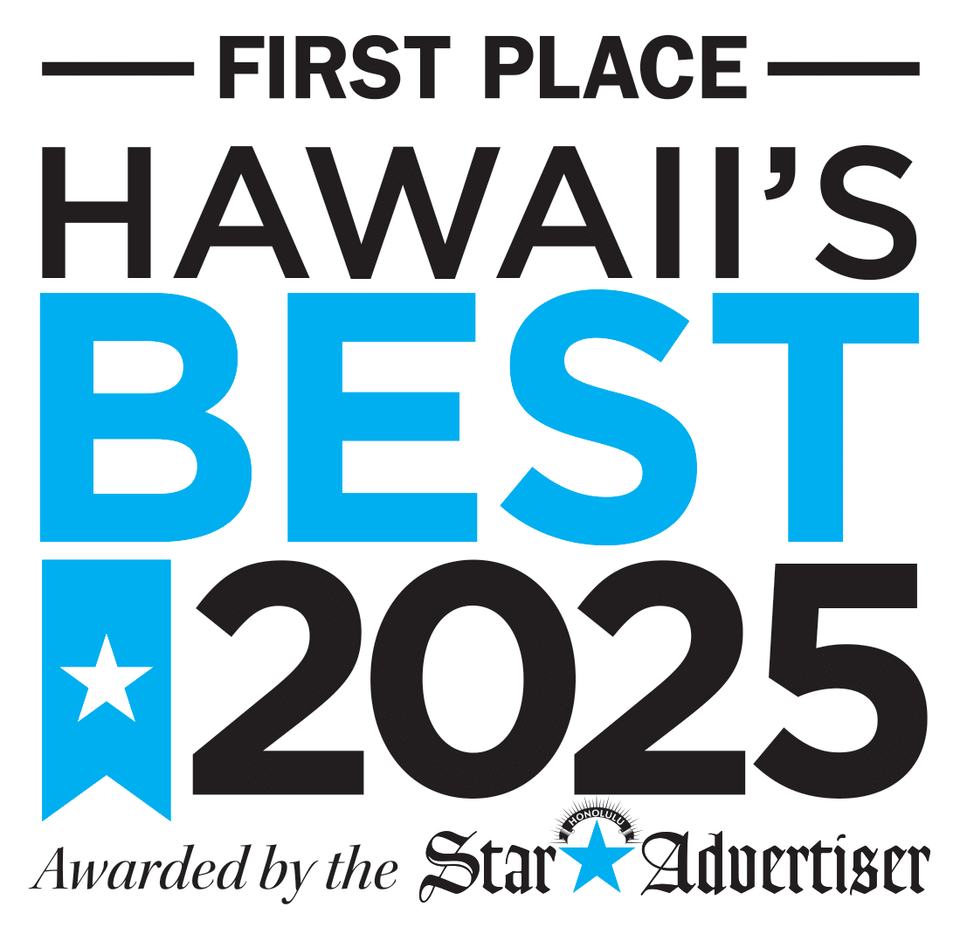 Hawaii's best 2025 logo first place 1