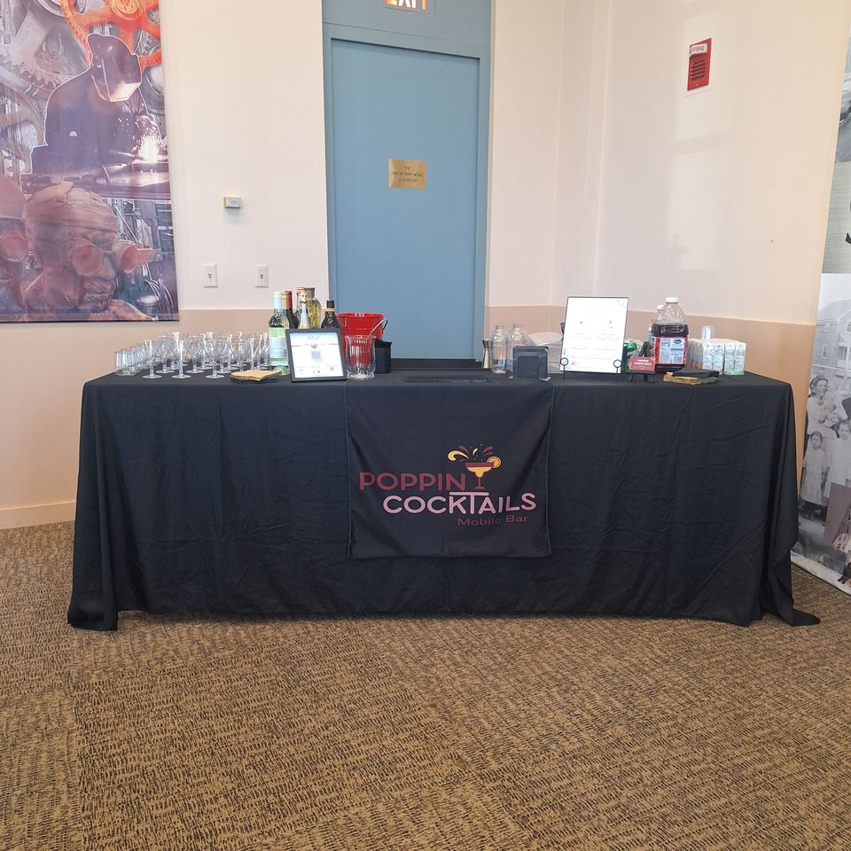 Full table bar setup and menu display
