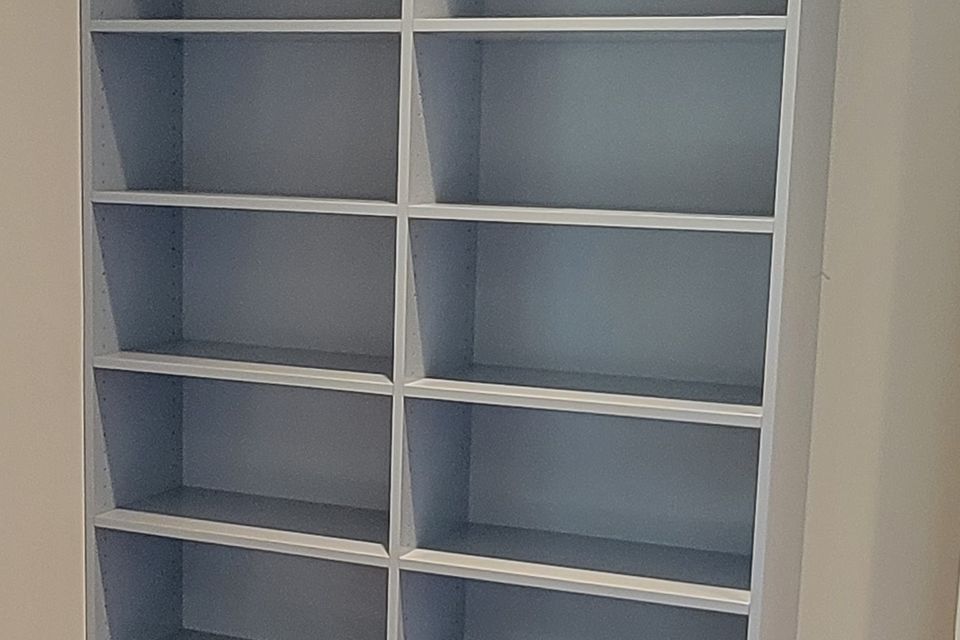 Blue office tneck