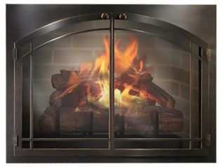 Legend rectangle with arch doors and window pane in oil rubbed bronze 615x467