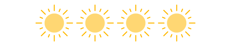 4 sun rating