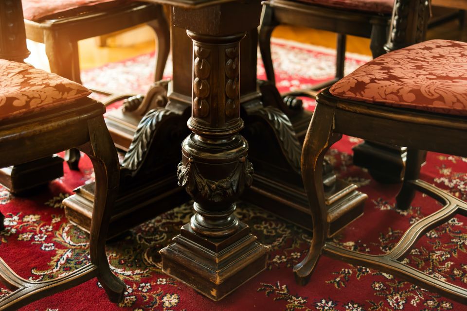 Antique wood furniture 