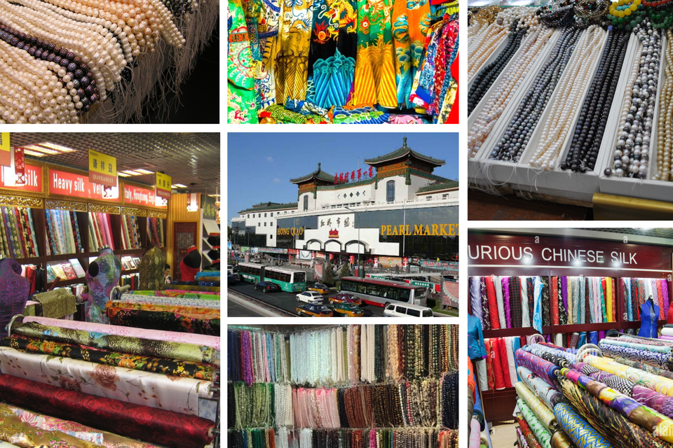 Pearl market   silk market shopping
