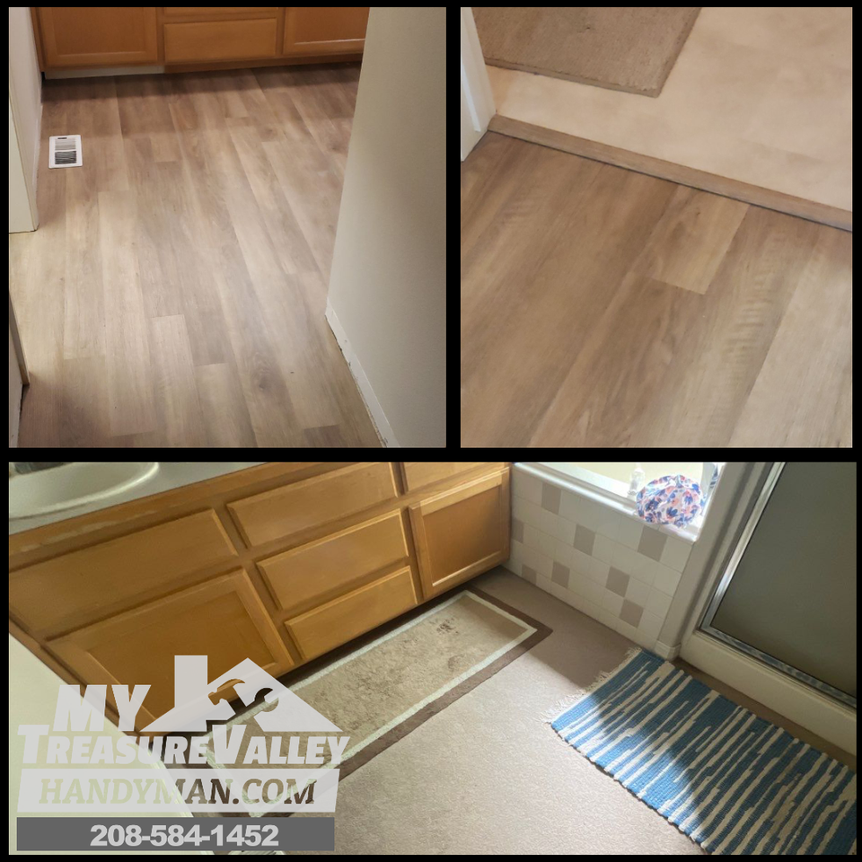 Mtvh new bathroom flooring