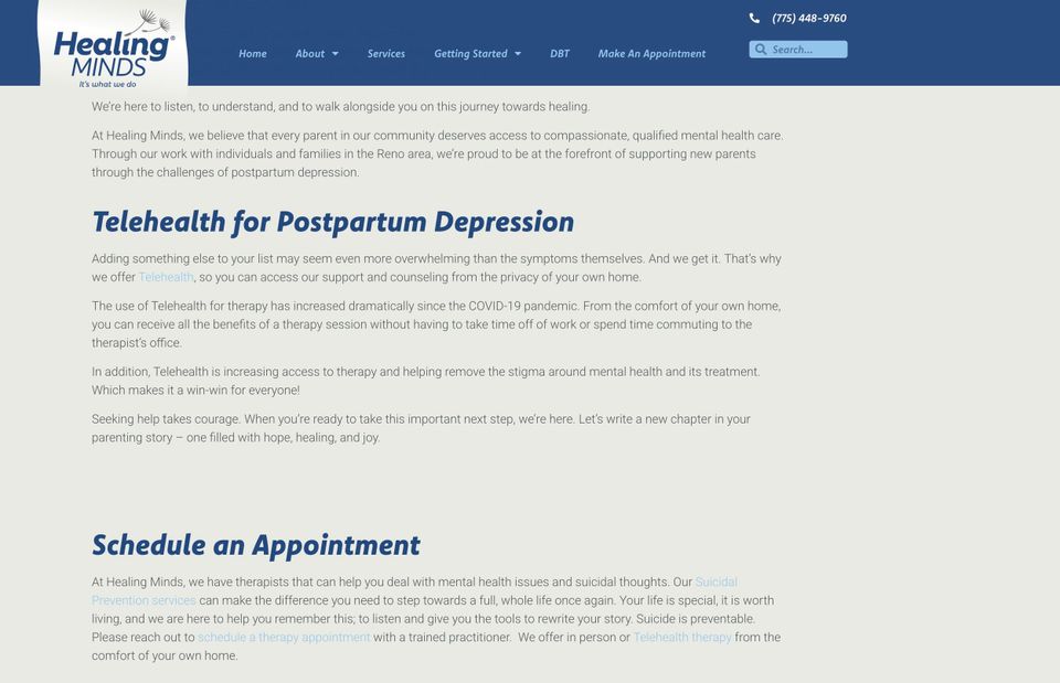Screenshot Healing Minds- KPCopy's article 