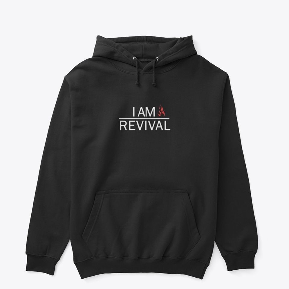 I am revival hoodie black