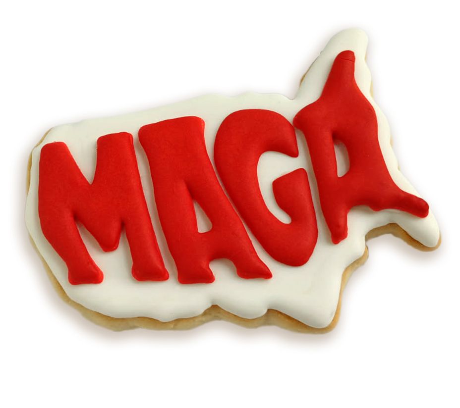 MAGA cookie by Alabama Icing, Hanceville, Alabama