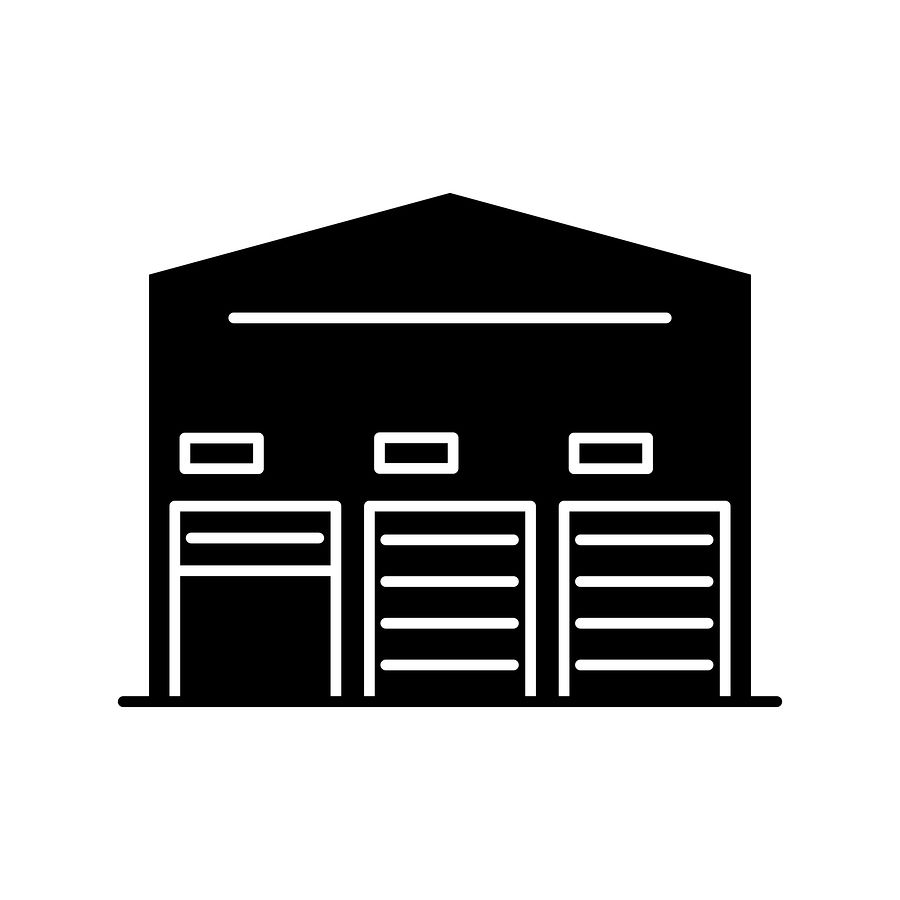 Bigstock self storage unit black glyph  362868934