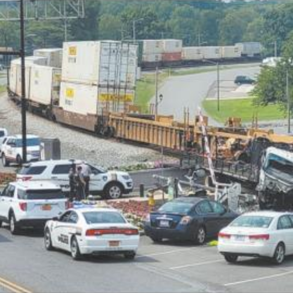 Trian wreck in july 2020