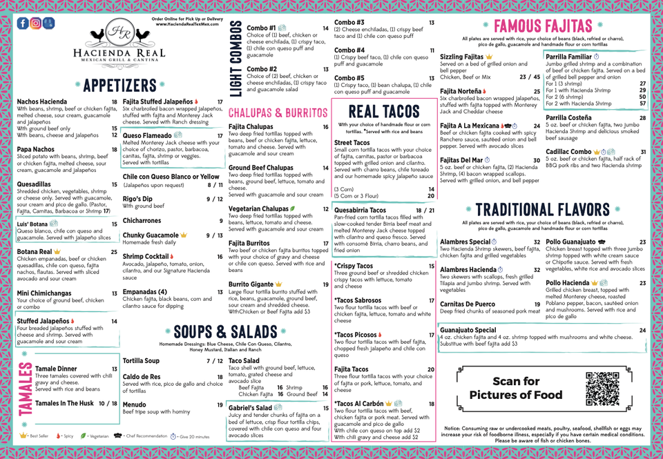 Hrm new price dinner menu 032626 nc