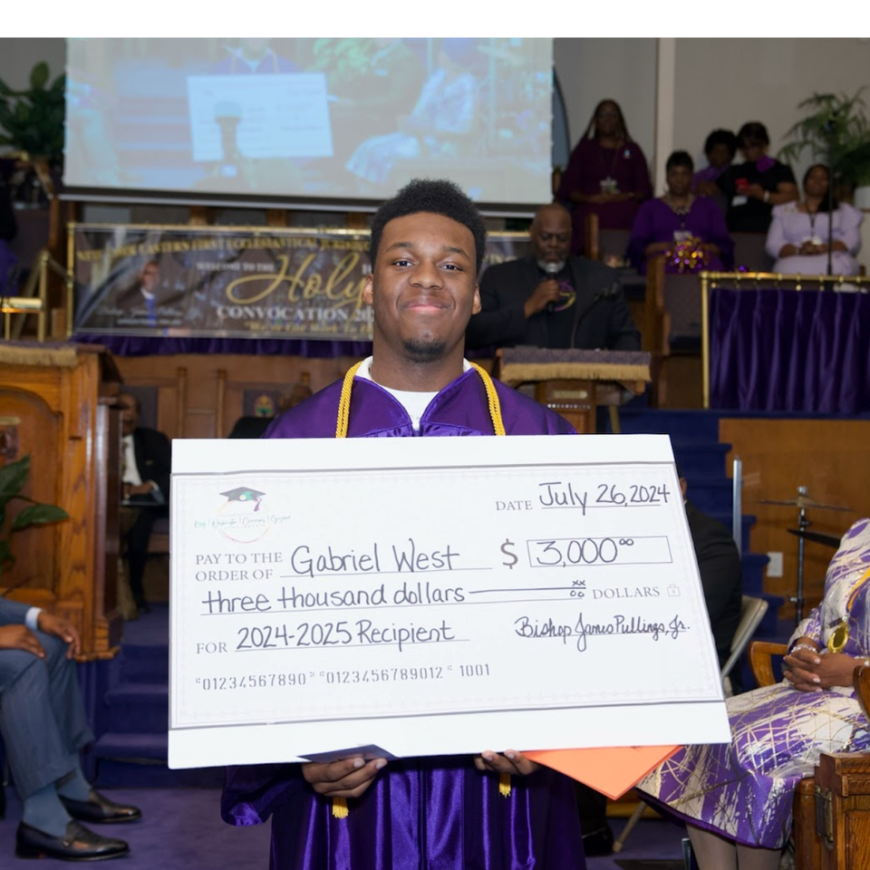 Greater mount calvary church of god in christ scholarship awards