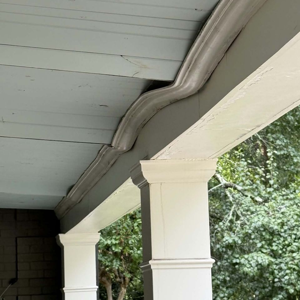 Front porch water damage 3