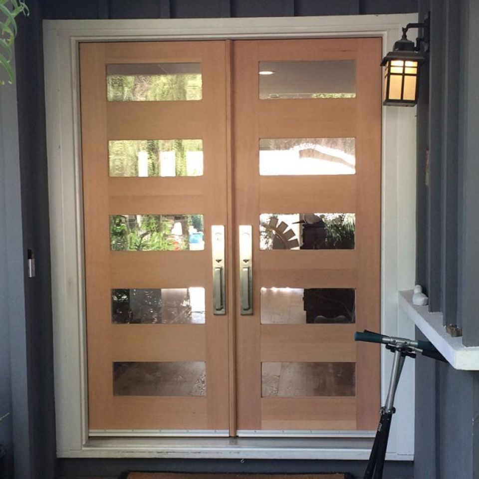 Main front door installation baycal windows doors