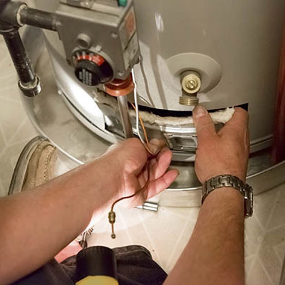 Water heater repair photo