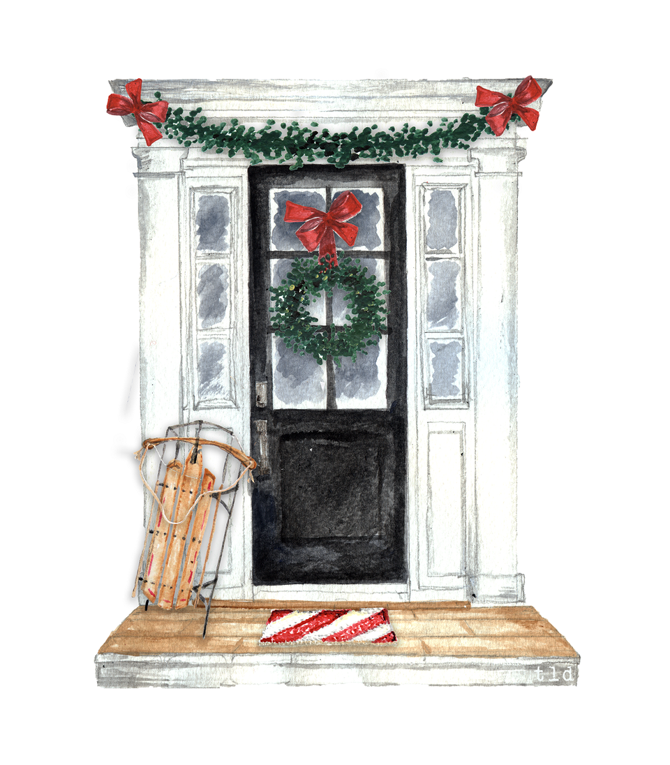 Holiday front door medium res