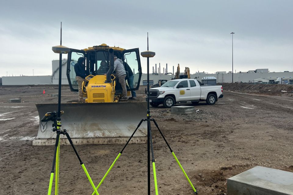H s excavating  42precision grading
