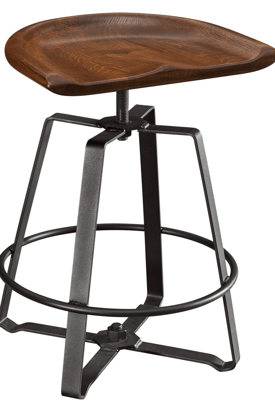 Rh ironcraft barstool noback